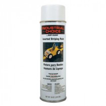 Rust-Oleum Industrial Choice 18 oz. White Inverted Striping Spray Paint (Case of 6) - 1691838