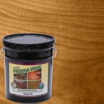 Preserva Wood 5 gal. Oil-Based Cedar-Fir Penetrating Stain and Sealer - 40505