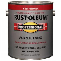 Rust-Oleum Professional 1 gal. Flat Red Acrylic Latex Primer (Case of 2) - 246971