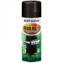 Rust-Oleum Specialty 12 oz. Black High Heat Ultra Spray Paint (Case of 6) - 241169