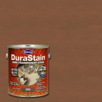 Wolman 1-gal. DuraStain Natural Saddle Brown Semi-Transparent Exterior Wood and Deck Stain (4-Pack) - 259663