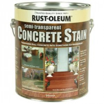 Rust-Oleum Concrete Stain 1 gal. Sienna Interior/Exterior Semi-Transparent Stain (Case of 2) - 239399