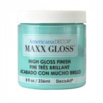 DecoArt Americana Decor Maxx Gloss 8 oz. Aqua Waters Paint - ADMG12-98