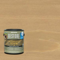 Rust-Oleum Restore 1 gal. Semi-Transparent Stain Buckskin with NeverWet - 291556