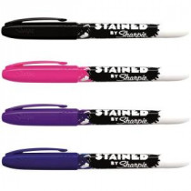 Sharpie Fashion Colors Stained Brush Tip Fabric Marker (4-Pack) - 1835558