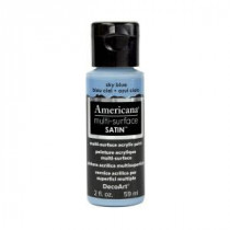 DecoArt Americana 2 oz. Sky Blue Satin Multi-Surface Acrylic Paint - DA522-29