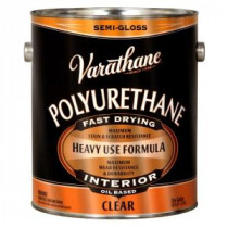 Varathane 1 gal. Clear Semi-Gloss 350 VOC Oil-Based Interior Polyurethane (Case of 2) - 6032