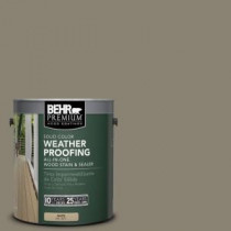 BEHR Premium 1 gal. #SC-154 Chatham Fog Solid Color Weatherproofing All-In-One Wood Stain and Sealer - 501101