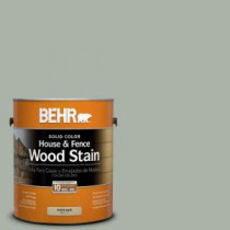 BEHR 1-gal. #SC-149 Light Lead Solid Color House and Fence Wood Stain - 01101