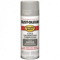 Rust-Oleum Stops Rust 16 oz. Gray Flat Spray Galvanizing Compound (6-Pack) - 7785830