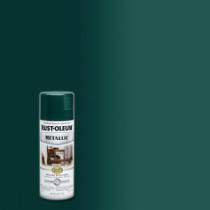 Rust-Oleum Stops Rust 11 oz. Racing Green Protective Enamel Metallic Spray Paint (Case of 6) - 7252830