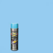 Rust-Oleum Professional 18 oz. Flat Blue Striping Spray Paint (6-Pack) - 2526838