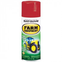 Rust-Oleum Specialty 12 oz. International Red Gloss Farm Equipment Spray Paint (Case of 6) - 7466830
