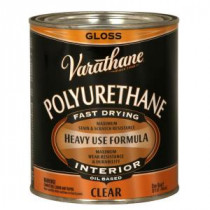 Varathane 1 qt. Clear Gloss 275 VOC Oil-Based Interior Polyurethane (Case of 2) - 242174H