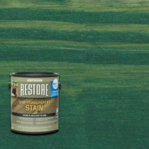 Rust-Oleum Restore 1 gal. Semi-Transparent Stain Tile Green with NeverWet - 291624