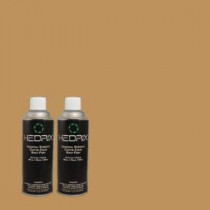 Hedrix 11 oz. Match of 300F-5 Brown Rabbit Semi-Gloss Custom Spray Paint (2-Pack) - SG02-300F-5