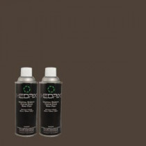 Hedrix 11 oz. Match of 750F-7 Deep Space Flat Custom Spray Paint (2-Pack) - F02-750F-7
