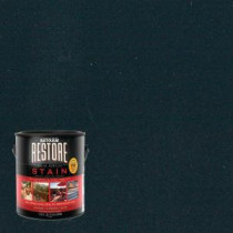 Rust-Oleum Restore 1 gal. Solid Acrylic Water Based Black Exterior Stain - 47002