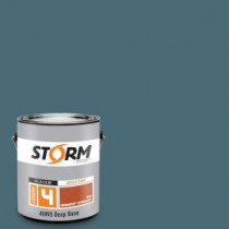 Storm System Category 4 1 gal. Steel Sea Exterior Wood Siding, Fencing and Decking Acrylic Latex Stain with Enduradeck Technology - 418D153-1