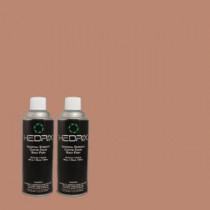 Hedrix 11 oz. Match of C40-88 Desert Ash Semi-Gloss Custom Spray Paint (2-Pack) - SG02-C40-88