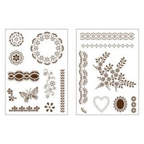 Martha Stewart Crafts Fair Isle Dots Adhesive Stencils - 32271