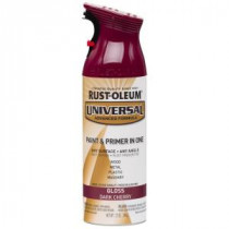 Rust-Oleum Universal 12 oz. All Surface Gloss Dark Cherry Spray Paint and Primer in One (Case of 6) - 284959