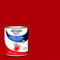 Rust-Oleum Painter's Touch 32 oz. Ultra Cover Gloss Apple Red General Purpose Paint (Case of 2) - 1966502