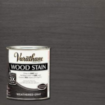Varathane 1 qt. 3X Weathered Gray Premium Wood Stain (Case of 2) - 267124