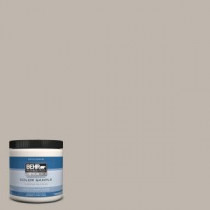 BEHR Premium Plus Ultra 8 oz. #HDC-CT-21 Grey Mist Interior/Exterior Satin Enamel Paint Sample - UL22416