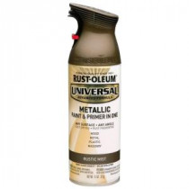 Rust-Oleum Universal 11 oz. All Surface Metallic Rustic Mist Spray Paint and Primer in One (Case of 6) - 261414