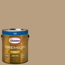 Glidden Premium 1-gal. #HDGWN47U Soft Honey Gold Satin Latex Exterior Paint - HDGWN47UPX-01SA