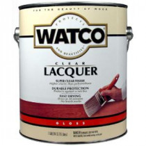 Watco 1 gal. Clear Gloss Lacquer Wood Finish (Case of 2) - 63031