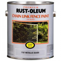 Rust-Oleum Stops Rust 1 gal. Gloss Chain Link Fence Rust Preventive Paint (Case of 2) - 7787402
