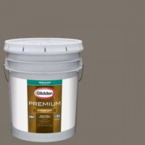 Glidden Premium 5-gal. #HDGWN52D Wall Street Grey Semi-Gloss Latex Exterior Paint - HDGWN52DPX-05S
