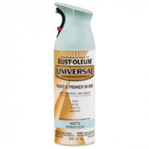 Rust-Oleum Universal 12 oz. All Surface Matte Robin's Egg Spray Paint and Primer in One (Case of 6) - 282812