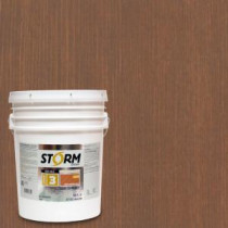 Storm System Category 3 5 gal. Butternut Exterior Semi-Solid Dual Dispersion Wood Finish - 345C104-5