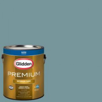 Glidden Premium 1-gal. #HDGB37D Old Nantucket Teal Satin Latex Exterior Paint - HDGB37DPX-01SA