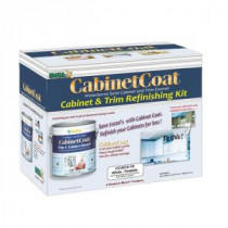 Insl-X Cabinet Coat 1 gal. Kit Includes White Trim and Cabinet Enamel with Applicators Sandpaper and Tack Cloth - CC4510G99-1K