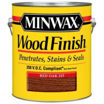 Minwax 1 gal. Oil-Based Red Oak Wood Finish 250 VOC Interior Stain (2-Pack) - 71083