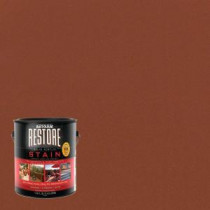 Rust-Oleum Restore 1 gal. Solid Acrylic Water Based Redwood Exterior Stain - 47031