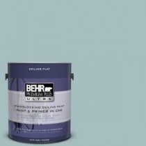 BEHR Premium Plus Ultra 1 gal. #PPU13-13 Ceiling Tinted to Oslo Blue Interior Paint - 555801