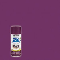 Rust-Oleum Painter's Touch 2X 12 oz. Aubergine Satin General Purpose Spray Paint (Case of 6) - 257419