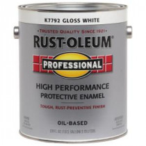 Rust-Oleum Professional 1 gal. White Gloss Protective Enamel (Case of 2) - K7792402