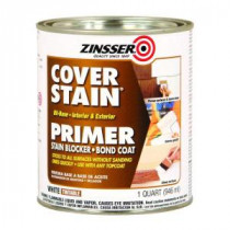 Zinsser 1-qt. White Cover Stain Oil-Based Interior/Exterior Primer and Sealer (Case of 6) - 3504