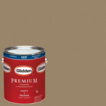 Glidden Premium 1-gal. #HDGWN34 Dark Legacy Gold Satin Latex Interior Paint with Primer - HDGWN34P-01SA