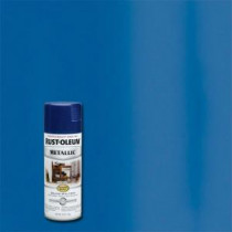 Rust-Oleum Stops Rust 11 oz. Cobalt Blue Protective Enamel Metallic Spray Paint (Case of 6) - 7251830