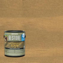 Rust-Oleum Restore 1 gal. Semi-Transparent Stain Adobe with NeverWet - 291288