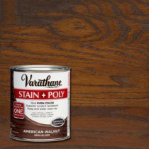 Varathane 1-qt. American Walnut Stain and Polyurethane (Case of 2) - 266162