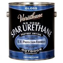 Varathane 1 gal. Clear Gloss Water-Based Exterior Spar Urethane (Case of 2) - 250031