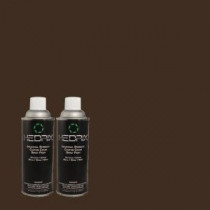 Hedrix 11 oz. Match of ECC-27-3 Evening Canyon Flat Custom Spray Paint (2-Pack) - F02-ECC-27-3